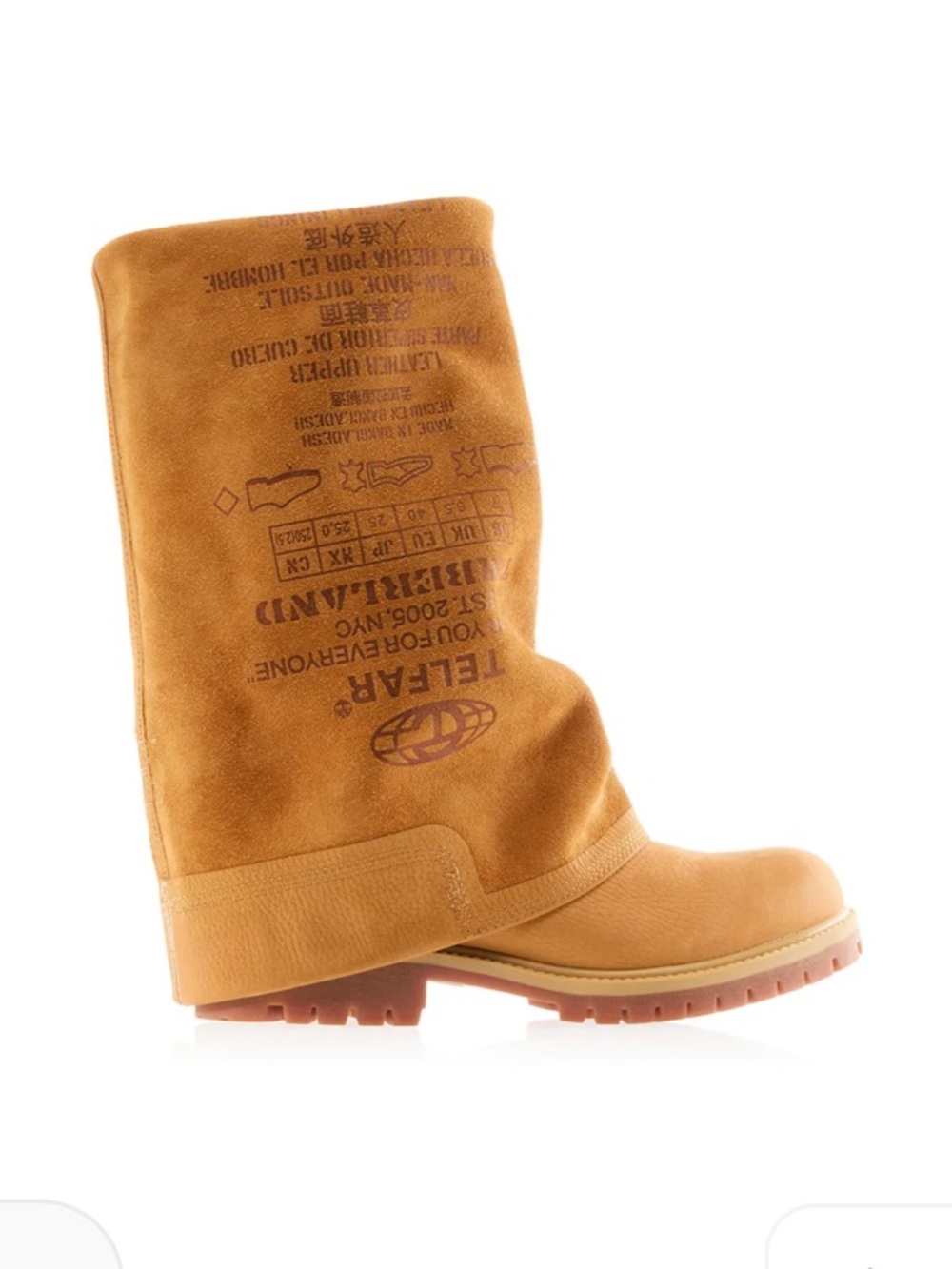 Telfar x Timberland Tall Pull On Boot Wheat